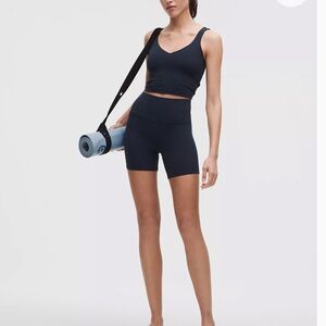 Lululemon Navy Align Tank & Shorts Set